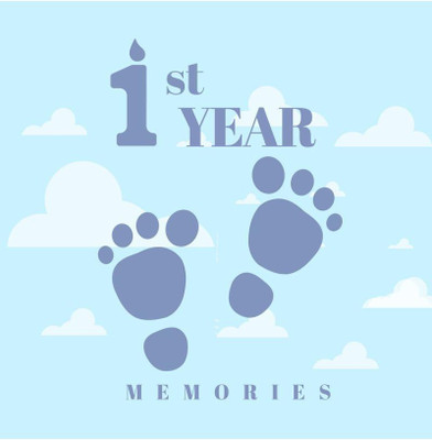 1st Year Memories  - Baby Memory Book – First Year of Memories for My Precious Baby Starting from Pregnancy to First Birthday(English, Paperback, Pick Me Read Me Press)