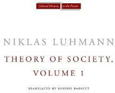 Theory of Society, Volume 1(English, Hardcover, Luhmann Niklas)