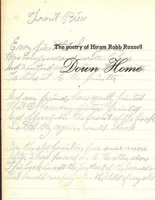 Down Home(English, Paperback, Russell Hiram Robb)