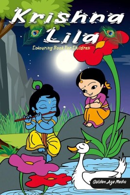 Krishna lila Colouring Book  - Krishna lila Colouring Book(Paperback, Nandgopal Jivan Das)