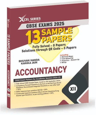 Xcel Series Cbse Sample Papers Accountancy Class 12 for 2024 Boards  - Xcel Series CBSE Sample Paper for 2025(English, Paperback, unknown)