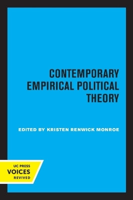 Contemporary Empirical Political Theory(English, Paperback, Monroe Kristen Renwick)