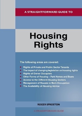 A Straightforward Guide to Housing Rights(English, Paperback, Sproston Roger)