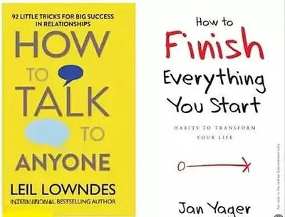 How To Talk To Anyone + How To Finish Everything You Start (2 Book Combo)(Paperback, JMD BOOKS)