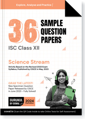 Gurukul 36 Sample Question Papers for ISC Science Stream Class 12 Exam 2024 : Solved New Specimen Questions (English I & II, Maths, Physics, Chemistry, Biology, Physical Edu, Comp Sc.)(Paperback, Gurukul)