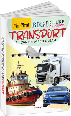 My First Big Picture Board Book Transport : Attractive board books for toddlers, Toddler developmental board book, Educational books for young children(Board Book, GOWOO)