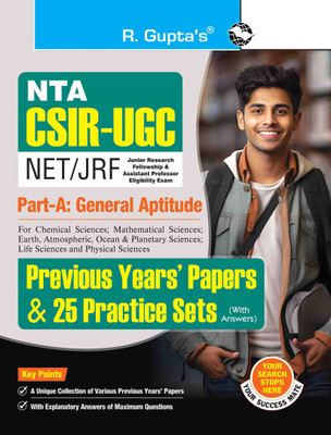 CSIR-UGC-NET/JRF (Part-A: General Aptitude) – Previous Years’ Papers & 25 Practice Sets (With Answers)(Paperback, RPH Editorial Board)