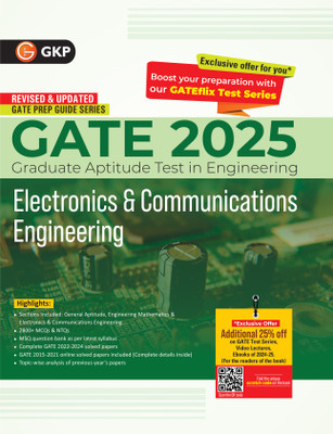 GKP GATE 2025 : Electronics and Communication Engineering - Guide(Paperback, G.K. Publications (P) Ltd.)