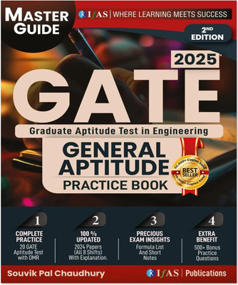 GATE General Aptitude 2026  - Practice Book | Includes Theory, 500+ Practice Questions, 20 Model Test Papers and Updated GATE PYQ | Best Book for GATE Aptitude and Reasoning in India | Two Brothers Publications(Paperback, IFAS Publications)