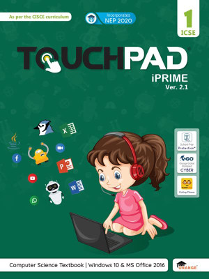 Touchpad iPrime Ver. 2.1 Class 1: Windows 10 & MS Office 2016(Paperback, Orange Education Pvt Ltd)