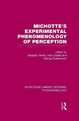 Michotte's Experimental Phenomenology of Perception(English, Paperback, unknown)