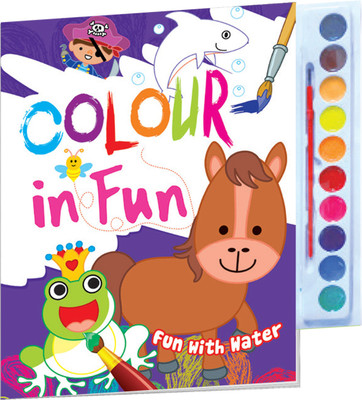 Colour in Fun-Fun with Water (Edition01)(English, Hardcover, unknown)