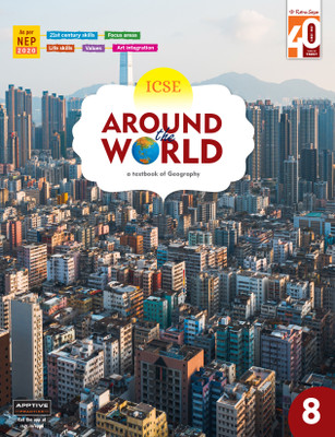 New ICSE Geography - Around the World Book 8 - Geography Book For Class 8(Paperback, R. K. Jain)