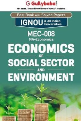 Mec-08 Economics of Social Sector and Environment(English, Paperback, Panel Gullybaba Com)