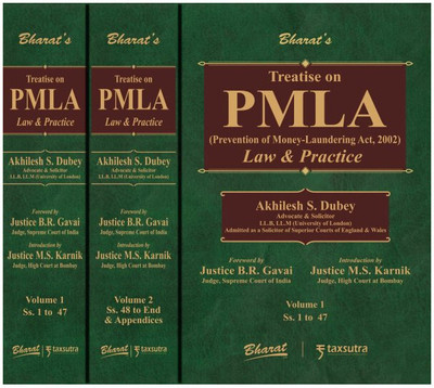 Treatise On PMLA (Prevention Of Money-Laundering Act, 2002) Law & Practice By Akhilesh S. Dubey (Set Of 2 Vols.) – Edition 2023(HARDBOUND, Akhilesh S. Dubey)