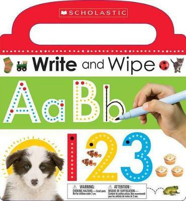 Write and Wipe ABC 123: Scholastic Early Learners (Write and Wipe)(English, Board book, Scholastic)
