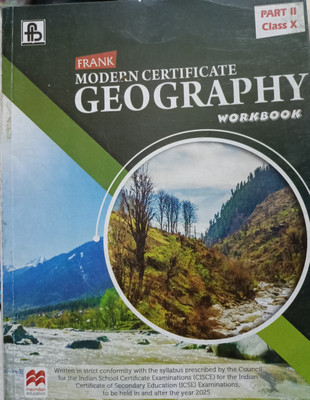 Frank modern certificate geography workbook part 2 class 10(Paperback, Nelson A. Petrie)