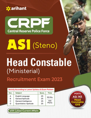 Crpf Asi Head Constable Guide 2023 Second Edition(Hindi, Paperback, unknown)