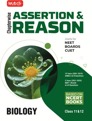 MTG Chapterwise Assertion & Reason Biology (Class-11 & 12) - Available A & R Questions of 19 Years AIIMS & 5 Years NEET and Boards Exam (Based on NCERT Books)(Paperback, MTG Editorial Board)