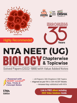 35 Years Nta Neet (Ug) Biology Chapterwise & Topicwise Solved Papers with Value Added Notes (2022 - 1988)(English, Paperback, Disha Experts)