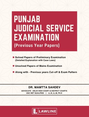 Punjab Judicial Service Examination (Previous Year Papers )  - Punjab Judicial Service Exam Previous Year Solved Papers(Paperback, Dr. Mamtta Sahdev Advocate (Delhi High Court, District Courts, UGC-NET Qualified, LL.B, LL.M, PH.D.))