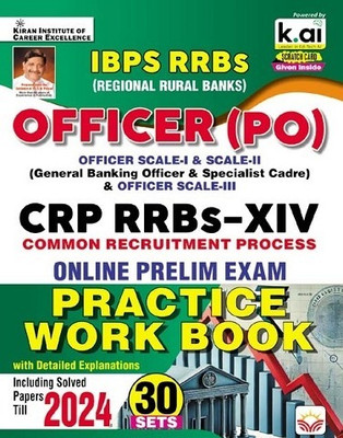 IBPS RRBs Officer PO CRP XIV Practice Work Book Till 2024 Solved Papers Included (English Medium) (5675)(Paperback, Think Tank of Kiran Institute of Career Excellence, KICX)