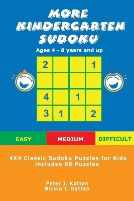 More Kindergarten Sudoku(English, Paperback, Kattan Peter I)