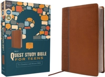 NIV, Quest Study Bible for Teens, Leathersoft, Brown, Comfort Print(English, Leather / fine binding, unknown)