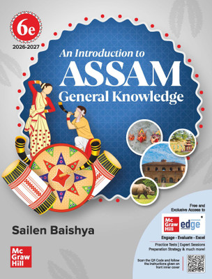 Assam General Knowledge (English), 6e for APSC 2026-27 by Sailen Baishya | CCE Prelims 2023 paper + 5 Mock Test Papers | Pluck-out Chart on maps | Assam GK | Assam Year Book 2025-26(Paperback, Sailen Baishya)