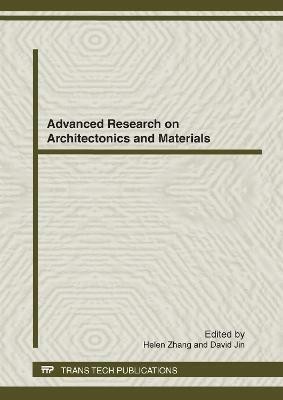 Advanced Research on Architectonics and Materials(English, Electronic book text, unknown)