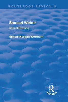 Samuel Weber(English, Hardcover, Wortham Simon Morgan)