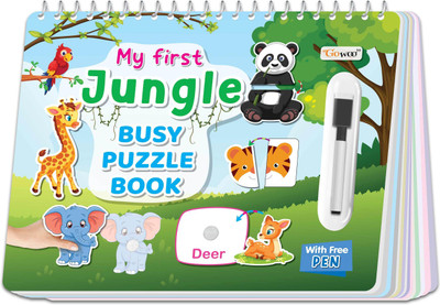 My First Jungle Busy Puzzle Book(English, Hardcover, unknown)