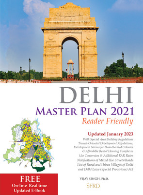 Master Plan for Delhi 2021 Updated January 2023 with a Free Online E-Book(Paperback, Vijay Singh)