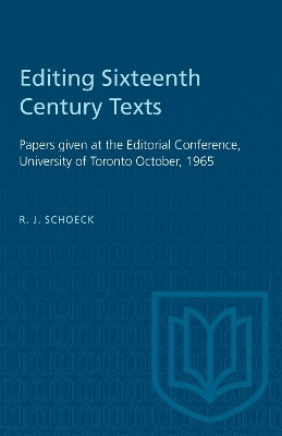 Editing Sixteenth Century Texts(English, Electronic book text, unknown)