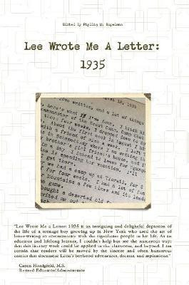 Lee Wrote Me A Letter(English, Paperback, Kopelman Phyllis M)