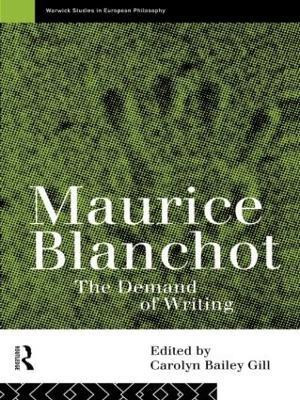 Maurice Blanchot(English, Paperback, unknown)