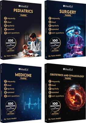 Pw Meded Farre Combo Set of 4 Books for Fourth Mbbs Prof University Ex(English, Hardcover, unknown)