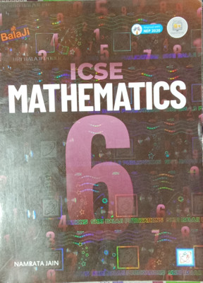 Balaji, ICSE Mathematics Class 6(Paperback, Namrata Jain)