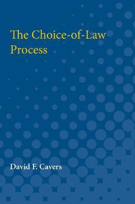 The Choice-of-Law Process(English, Paperback, Cavers David)