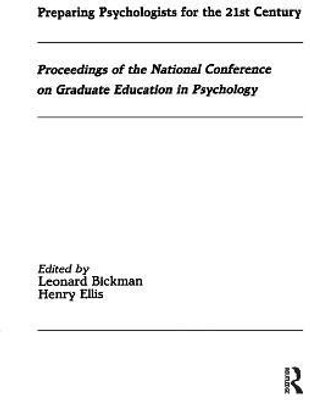 Preparing Psychologists for the 21st Century(English, Paperback, unknown)