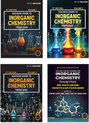 CSIR NET Inorganic Chemistry Combo Set (4 Books)  - Best Chemical Science Practice Questions Study Material(Paperback, Tauheed Nadeem)