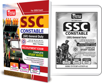 SSC GD Constable Study Guide Book For 2026 Exam(Paperback, EDUCAZONE PANEL OF EXPERTS)