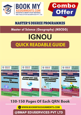 IGNOU MGG012 MGGE2 MGGE3 MGGE4 Quick Readable Notes Comprehensive Study Guide for IGNOU Students-MSCGG In English -Our books use 80 GSM A4 paper for clear, sharp prints, perfect for students.(Paperback, BMA Publication)