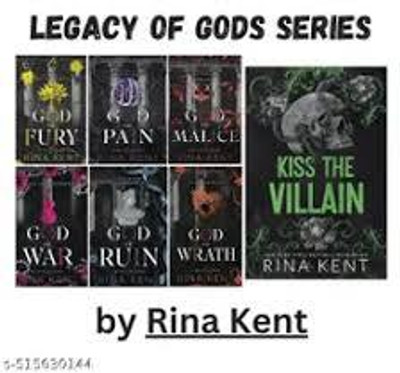 LEGACY OF GODS SERIES 7 BOOK COMBO SET ( GOD OF FURY + GOD OF PAIN + GOD OF MALICE +GOD OF WAR + GOD OF RUIN + GOD OF WRATH )(Paperback, rina kent) LEGACY OF GODS SERIES 7 BOOK COMBO SET ( GOD OF FURY + GOD OF PAIN + GOD OF MALICE +GOD OF WAR + GOD OF RUIN + GOD OF WRATH )(Paperback, rina kent)