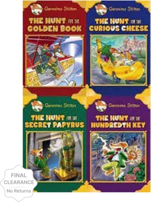 GERONIMO STILTON: THE HUNT SERIES SET OF 4 BOOKS(BOXSET, GERONIMO STILTON)