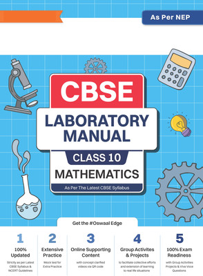 Oswaal Cbse Laboratory Manual Class 10 Mathematics Book (for 2024 Exam)(English, Paperback, Jain P.)
