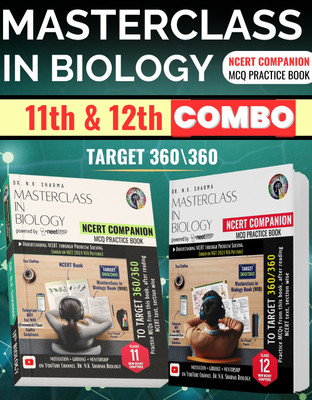 Masterclass in Biology Ncert Companion Class 11th and 12th Combo(English, Hardcover, unknown)