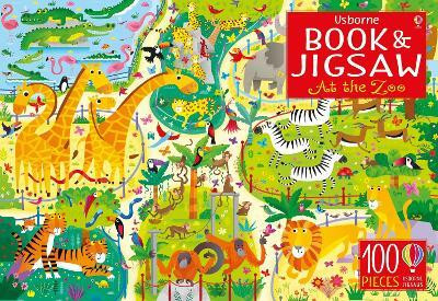 Usborne Book and Jigsaw At the Zoo(English, Paperback, Robson Kirsteen)