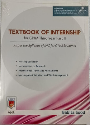 Textbook of Intership for GNM 3rd Year Part – II(Paperback, Babita Sood)