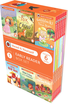 Read It Yourself with Ladybird: Early Readers Level 1: 6 Books Collection Box Set (Cinderella, The Three Fish, Little Red Hen, Goldilocks and the Three Bears, and The Lion and the Rabbit)(English, Hardcover, Ladybird)